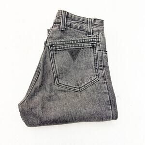 Georges Marciano Guess Black Charcoal Acid Wash Denim Jeans Size 26